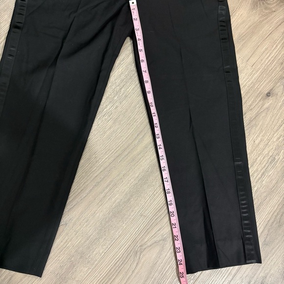 Calvin Klein Women’s Size 18 Dress Pants Slim Ankle Black Career Office Satin - Picture 5 of 9